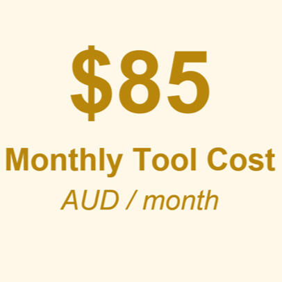 $85 monthly tool cost